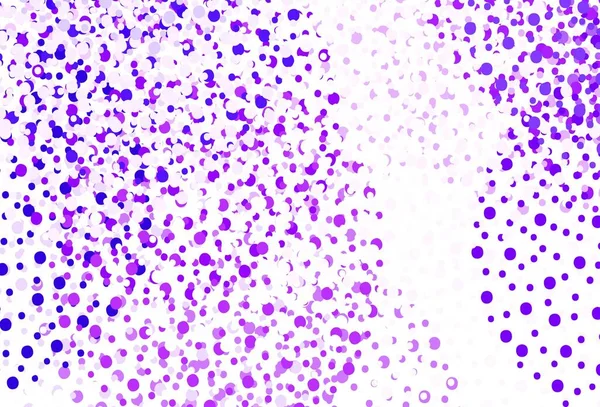 Luz Fondo Vector Púrpura Con Burbujas Ilustración Abstracta Brillante Con — Vector de stock