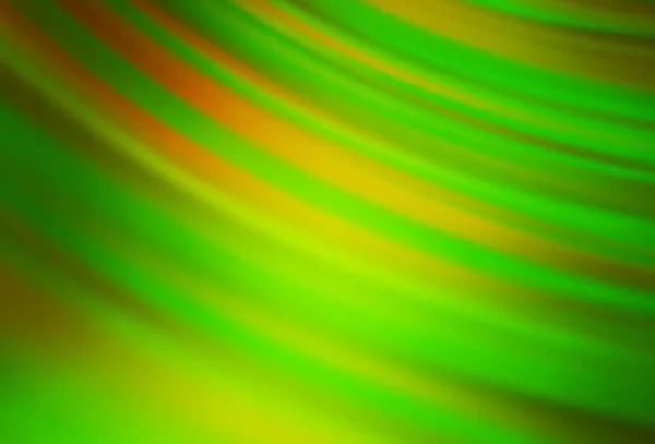 Verde Claro Vetor Amarelo Borrado Brilho Textura Abstrata Ilustração Colorida —  Vetores de Stock