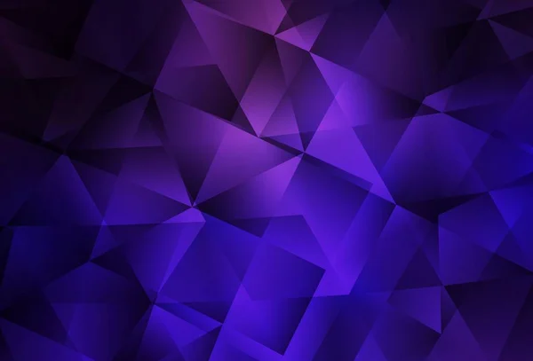 Violet Foncé Vecteur Rose Brillant Disposition Triangulaire Échantillon Aux Formes — Image vectorielle