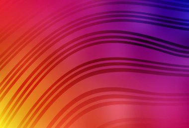 Açık Pembe, çizgileri olan sarı vektör arkaplan. Soyut ve gradyan renkte renkli çizimler. Cep telefonu ekranları için arkaplan.