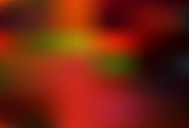 Koyu turuncu vektör bulanık ve renkli desen. Gradyan ile modern soyut çizim. Marka kitabınız için yeni biçim tasarımı.