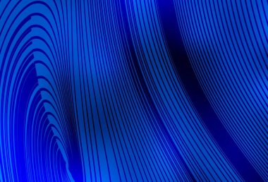 Eğri çizgileri olan hafif BLUE vektör arkaplanı. Eğimli çizgileri olan zarif parlak bir illüstrasyon. Marka kitabı için şık bir desen.