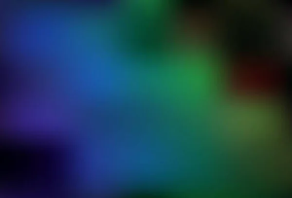 Темно Синий Зеленый Вектор Размытый Красочная Иллюстрация Абстрактном Стиле Градиентом — стоковый вектор