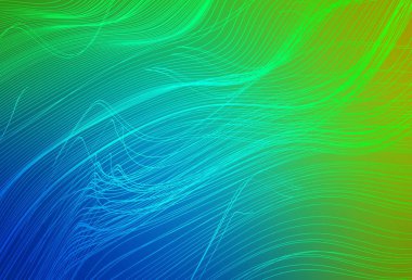 Açık mavi, yeşil vektör renkli bulanık arkaplan. Görüntü tarzında tamamen yeni bir renkli çizim. İşiniz için en iyi bulanık tasarım..