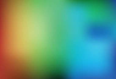 Açık mavi, sarı vektör parlak şablonu bulanıklaştırdı. Gradyan tasarımlı, soyut, ışıltılı çizimler. Tasarımlar için arka plan.