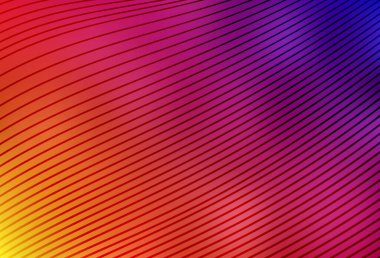 Açık Pembe, çizgileri olan sarı vektör arkaplan. Soyut ve gradyan renkte renkli çizimler. Tasarımınız için desen.