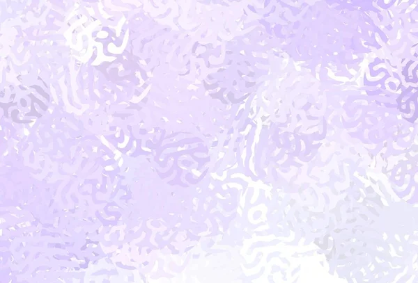 Light Purple Vector Backdrop Memphis Shapes Διακοσμητικό Σχέδιο Αφηρημένο Στυλ — Διανυσματικό Αρχείο