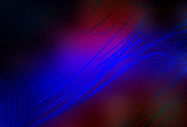 Dark Blue Red Vektor Barevné Abstraktní Pozadí Zářící Barevné Ilustrace — Stockový vektor