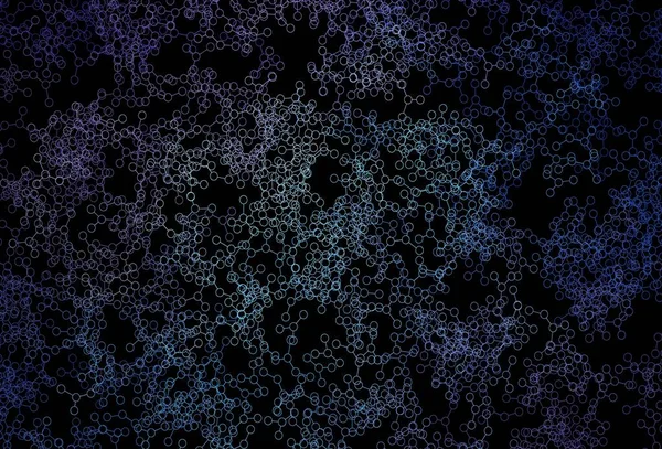 Dunkelrosa Blaue Vektorschablone Mit Struktur Künstlicher Intelligenz Leuchtend Bunte Illustration — Stockvektor