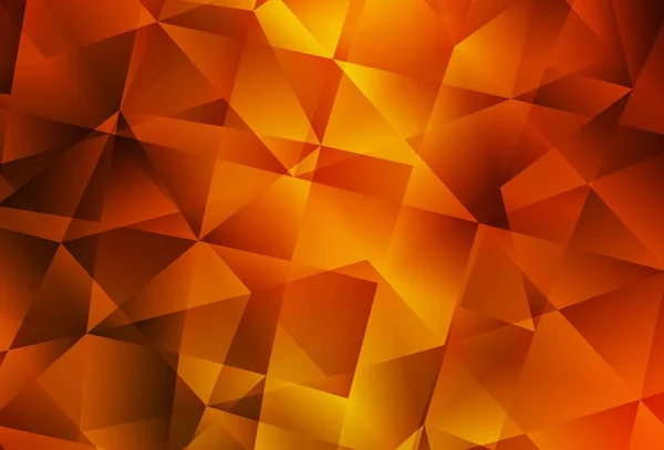 Hellroter Vektor Polygon Abstrakter Hintergrund Polygonale Abstrakte Illustration Mit Farbverlauf — Stockvektor