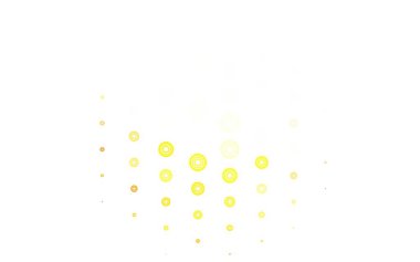 Küreli hafif turuncu vektör deseni. Soyut arka planda bulanık kabarcıklar ve renkli gradyan. Duvar kağıtlarının dokusu için desen.