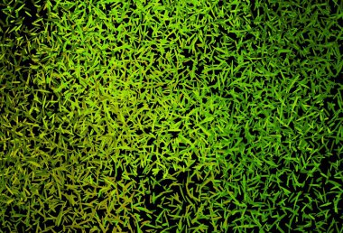 Koyu yeşil, tekrarlanan çubuklu sarı vektör şablonu. Bulanık arkaplanda gradyanı olan çizgiler. Reklamınız, posteriniz, afişiniz için en iyi tasarım.