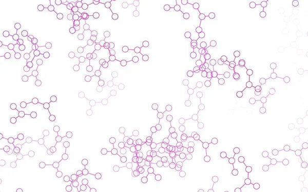 Light Pink Sfondo Vettoriale Con Forme Intelligenza Artificiale Illustrazione Astratta — Vettoriale Stock