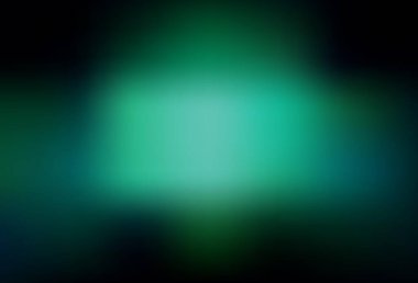 Koyu mavi, yeşil vektör parlak şablonu bulanıklaştırdı. Soyut ve gradyan renkte renkli çizimler. İşiniz için yeni tasarım.