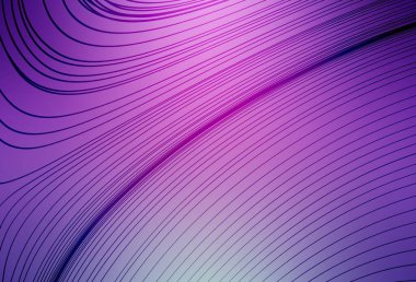 Açık pembe çizgili vektör şablonu. Soyut ve gradyan renkte renkli çizimler. İş tasarımınız için şablon.