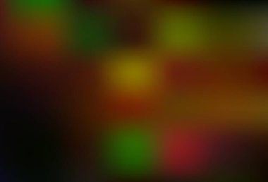 Koyu yeşil, sarı vektör renkli bulanık arkaplan. Eğilimli zarif, parlak bir çizim. İşiniz için yepyeni bir tasarım..