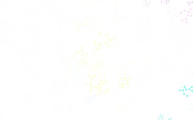 Yapay zeka yapısına sahip hafif çokrenkli vektör şablonu. Renkli yapay zeka yapısı, eğimli çizgiler ve noktalar. Siber yeniliklerin tasviri için tasarım.