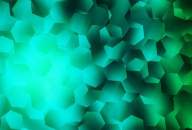 Açık yeşil vektör çokgen arka plan. Çokgen biçiminde, gradyan ile renkli çizimler. Arkaplanlarınız için desenli desen.