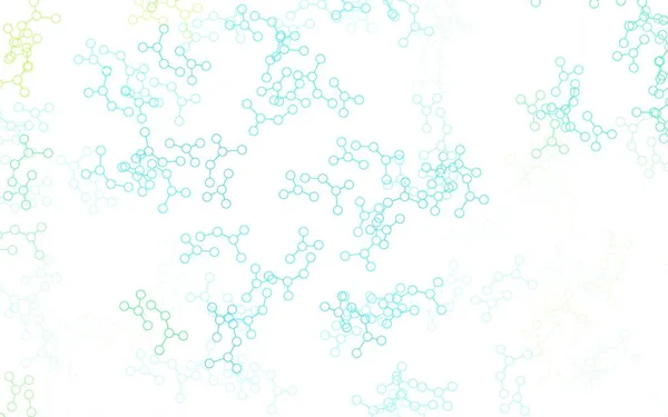 Texture Vectorielle Vert Clair Avec Concept Intelligence Artificielle Illustration Colorée — Image vectorielle