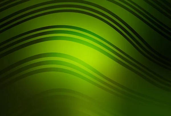Patrón Vectorial Verde Oscuro Con Líneas Irrisorias Ilustración Creativa Estilo — Vector de stock