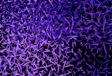 Koyu mor, tekrarlanan çubuklu pembe vektör şablonu. Renkli çubuklarla, soyut çizimler. Reklam, kitapçıklar, broşürler için desen.