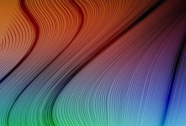 Açık yeşil, kırmızı vektör renkli bulanık arkaplan. Gradyan tasarımlı, soyut, ışıltılı çizimler. İşiniz için yepyeni bir tasarım..