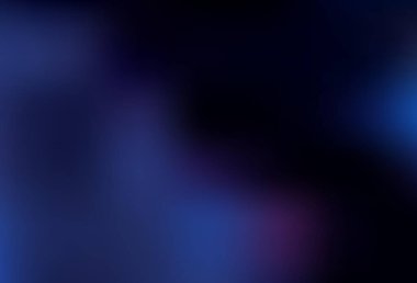 Koyu pembe, mavi vektör bulanık arkaplan. Gradyan tasarımlı, soyut, ışıltılı çizimler. Tasarımının yeni yolu.