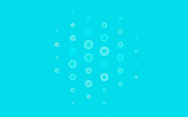 Kabarcıklı açık yeşil vektör arka planı. Doğa tarzında bulanık halkaları olan güzel renkli çizimler. Duvar kağıtlarının dokusu için desen.