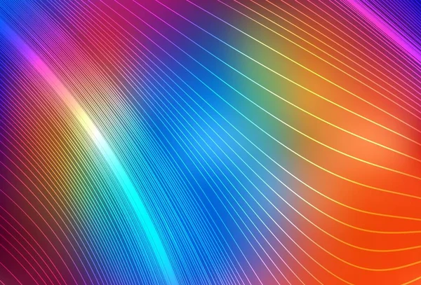 Dark Multicolor Vektor Verschwimmt Helle Textur Abstrakte Farbenfrohe Illustration Mit — Stockvektor