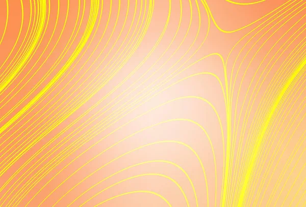 Světle Oranžový Vektor Lesklé Abstraktní Pozadí Zcela Nová Barevná Ilustrace — Stockový vektor