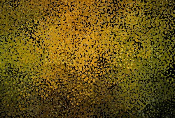 Темно Зеленый Желтый Векторный Фон Цветами Красочные Хаотические Формы Градиентом — стоковый вектор
