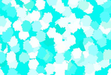 Karmaşık şekilli açık yeşil vektör şablonu. Modern tarzda değişen renkli kaotik formlar. İşiniz için en iyi akıllı tasarım.