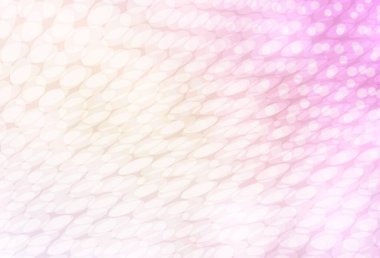 Açık Pembe, diskli sarı vektör dokusu. Doğa tarzında renkli baloncuklu soyut illüstrasyon. Poster ve web siteleri için tasarım.