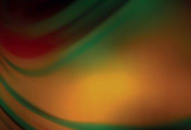 Koyu yeşil, sarı vektör soyut düzeni. Soyut ve gradyan renkte renkli çizimler. Web siteniz için bulanık tasarım.