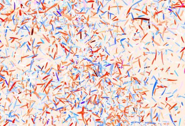 Açık pembe, renkli çizgileri olan sarı vektör dokusu. Çizgilerle modern geometrik soyut çizim. Reklamınız, posteriniz, afişiniz için en iyi tasarım.