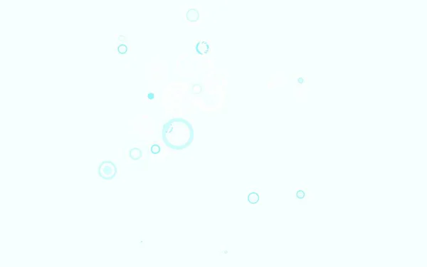 Светло Синий Векторный Шаблон Кругами Блестящие Абстрактные Иллюстрации Размытыми Капельками — стоковый вектор
