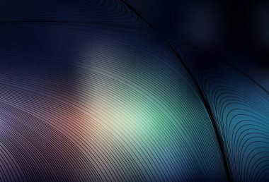 Koyu mavi, çizgileri olan kırmızı vektör şablonu. Eğimli çizgileri olan zarif parlak bir illüstrasyon. Reklamınız için yepyeni tasarım..