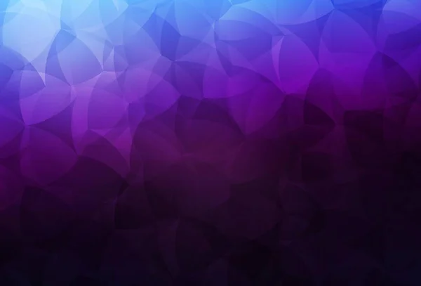 Dark Pink Blue Vector Shining Triangular Layout Colorful Illustration Polygonal — Stock Vector