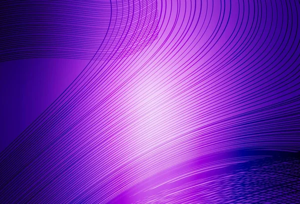 Violet Clair Disposition Vectorielle Rose Avec Des Lignes Courbes Une — Image vectorielle