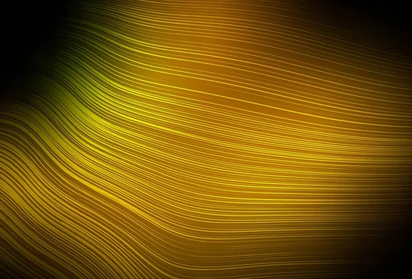 Verde Escuro Vetor Amarelo Colorido Textura Abstrata Uma Ilustração Colorida — Vetor de Stock