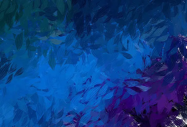 Rosa Oscuro Plantilla Vectorial Azul Con Formas Caóticas Ilustración Colorida — Archivo Imágenes Vectoriales