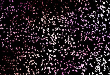 Koyu kırmızı, üçgenli sarı vektör arkaplan. Soyut üçgenli dekoratif tasarım. Bir cep telefonu için arka plan.