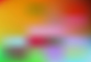 Açık Yeşil, Kırmızı vektör soyut bulanık yerleşim. Gradyan ile modern soyut çizim. İşiniz için yepyeni bir tasarım..