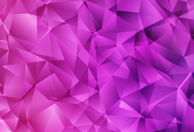 Açık pembe vektör düşük polimer arkaplan. Origami stilinde gradyan ile yaratıcı geometrik illüstrasyon. Web siteniz için yeni bir doku.