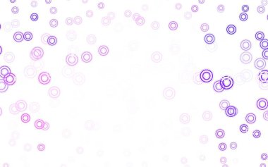 Noktalı açık mor vektör arkaplanı. Renkli su damlaları olan modern soyut çizimler. Güzel web siteleri için desen.