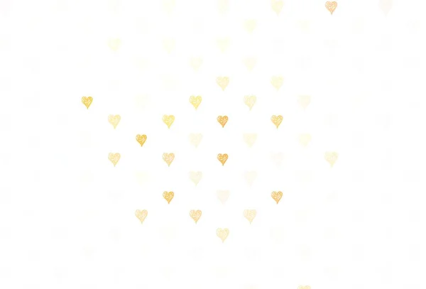 Светло Красная Векторная Текстура Милыми Сердцами Мбаппе Стиле Феерии Шаблон — стоковый вектор