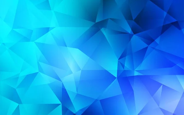 Light Blue Vektor Low Poly Hintergrund Moderne Abstrakte Illustration Mit — Stockvektor