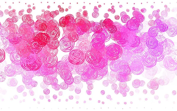 Violet Clair Vecteur Rose Élégant Papier Peint Avec Des Roses — Image vectorielle