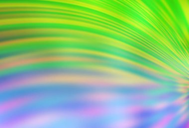 Açık Pembe, yeşil vektör bulanık şablon. Görüntü stili ve gradyanı olan yeni renkli çizimler. İşiniz için en iyi bulanık tasarım..