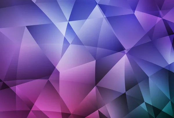 Light Purple, Pink vector gradient triangles pattern. Colorful illustration in polygonal style with gradient. Brand new design for your business.